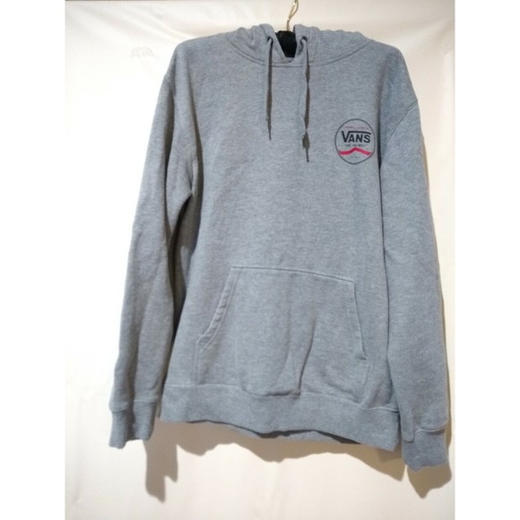 VANS Unisex Gray  Hooded Sweatshirt Size Medium (663) - Picture 8 of 12